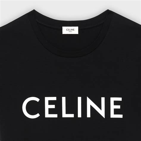 celine paris t shirt black|celine tee shirt price.